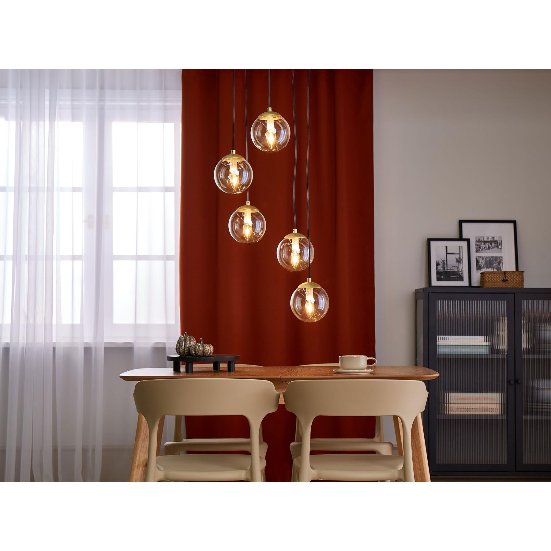 Beliani - NOEL - Hanglamp - Goud - Glas