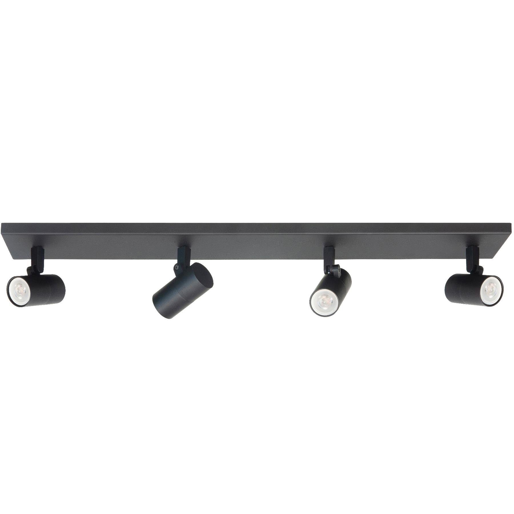 Highlight Spot Piccolo Zwart GU10 mini 35mm  4-Lichts Balk