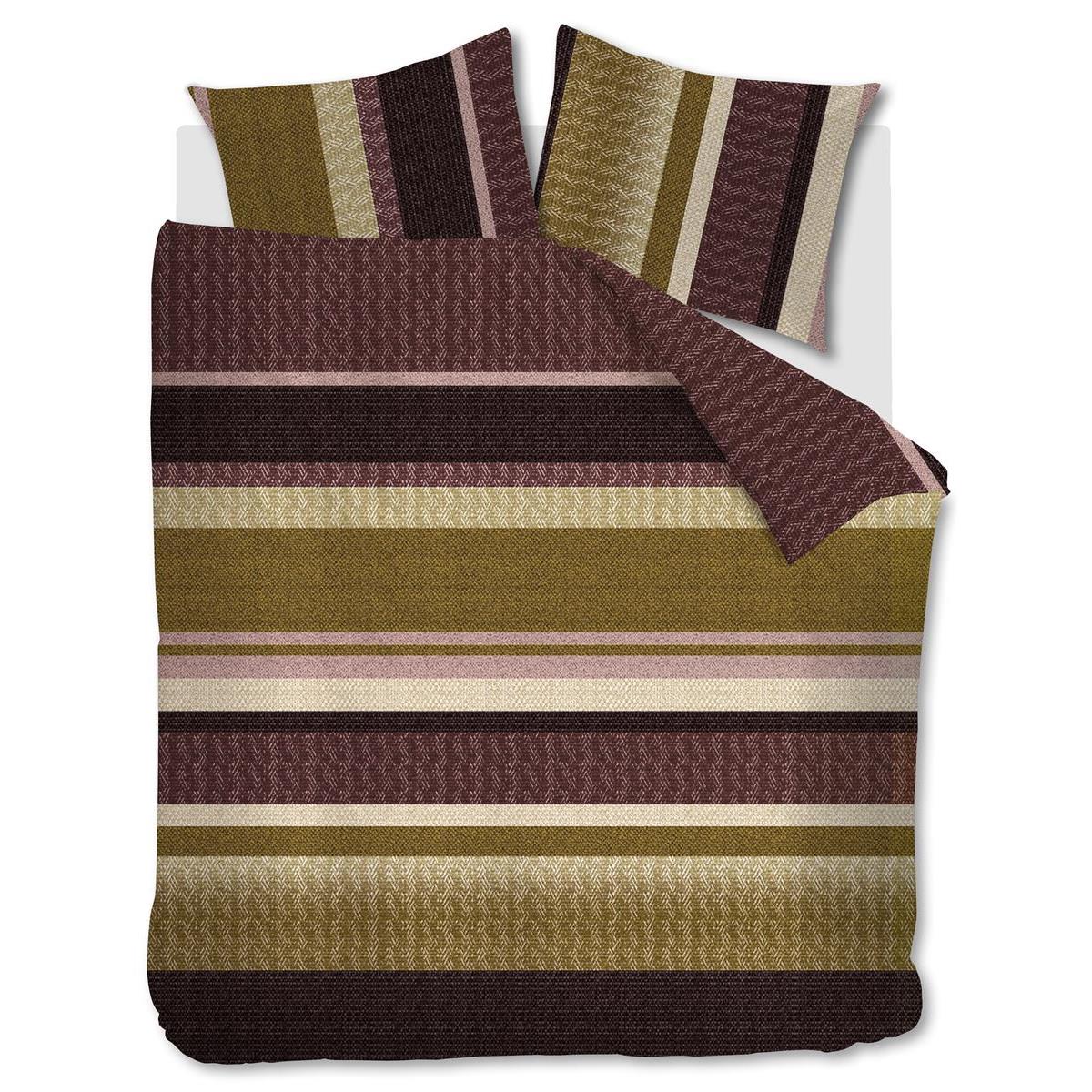 Beddinghouse Jorren  Dekbedovertrek - 240x200/220 - Donker Rood