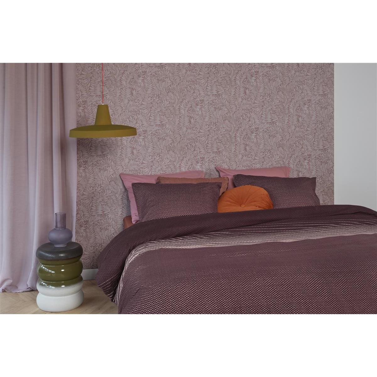 Beddinghouse Demi  Dekbedovertrek - 200x200/220 - Donker Rood