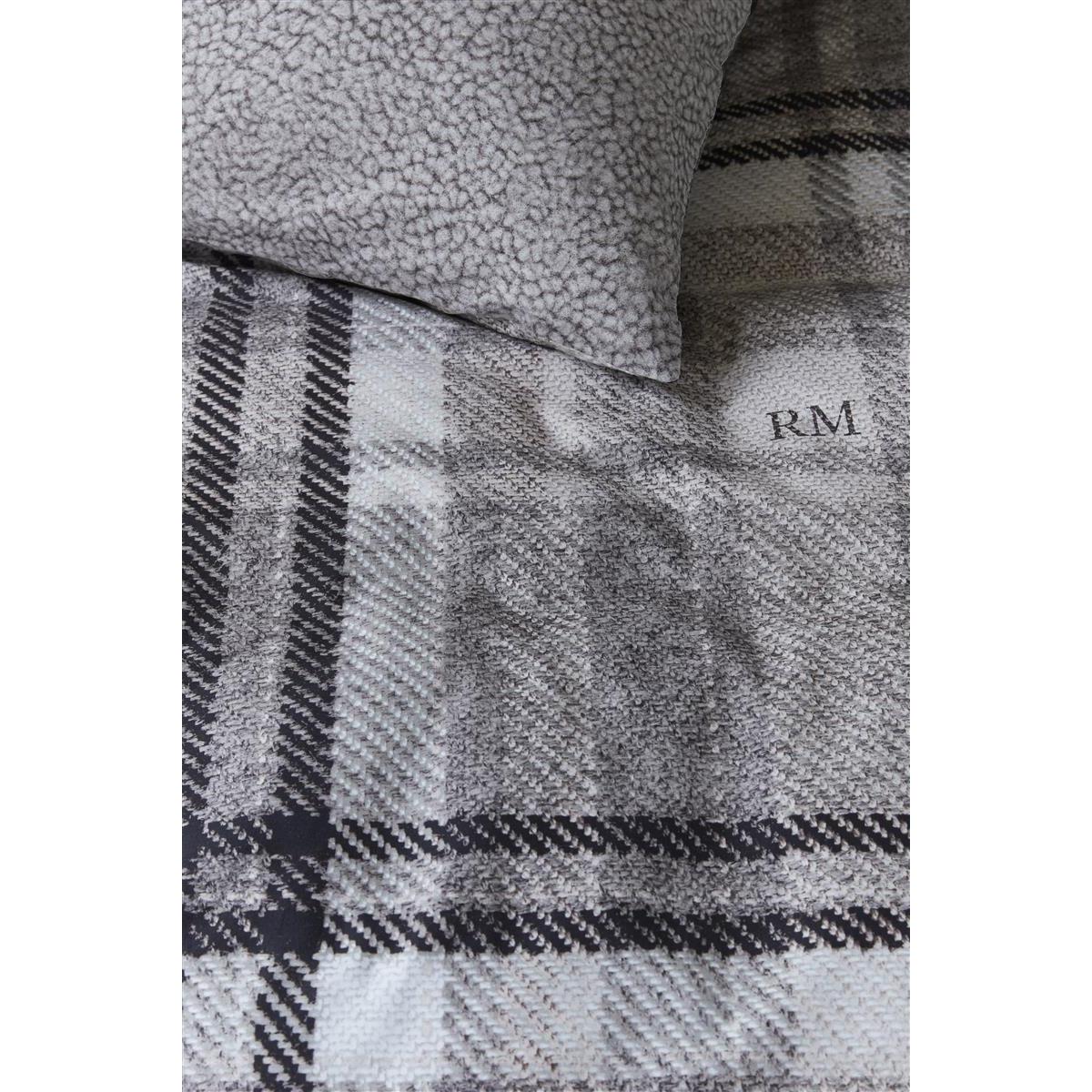 Riviera Maison Cozy Check  Dekbedovertrek - 140x200/220 - Zand