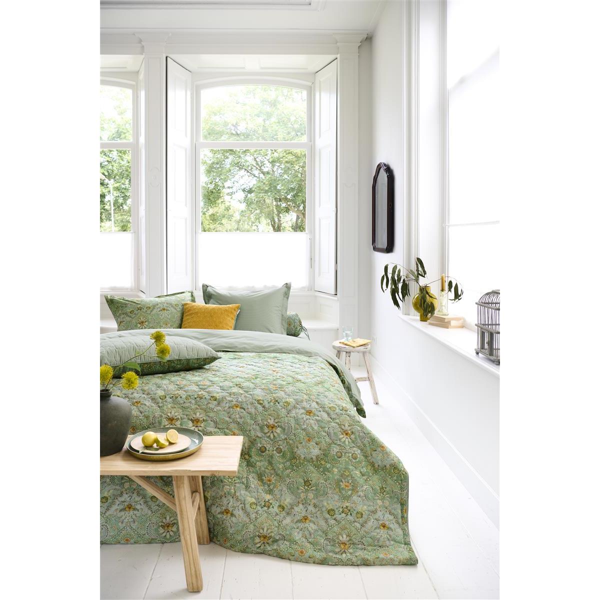 Pip Studio Saluti Piccoli Quilt Sprei - 220x260 cm - Groen