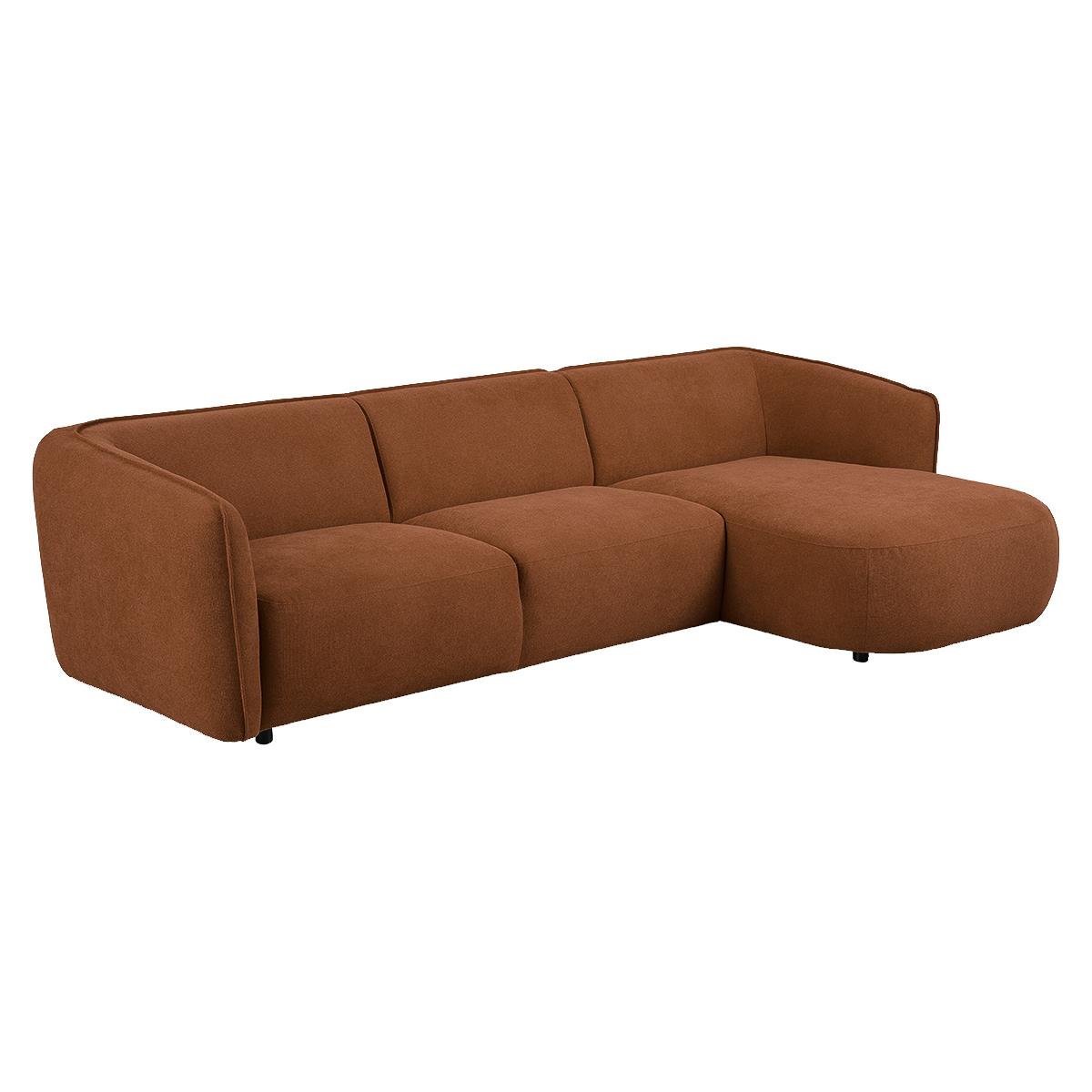 by fonQ Soft Hoekbank met Chaise Longue Rechts - Terra