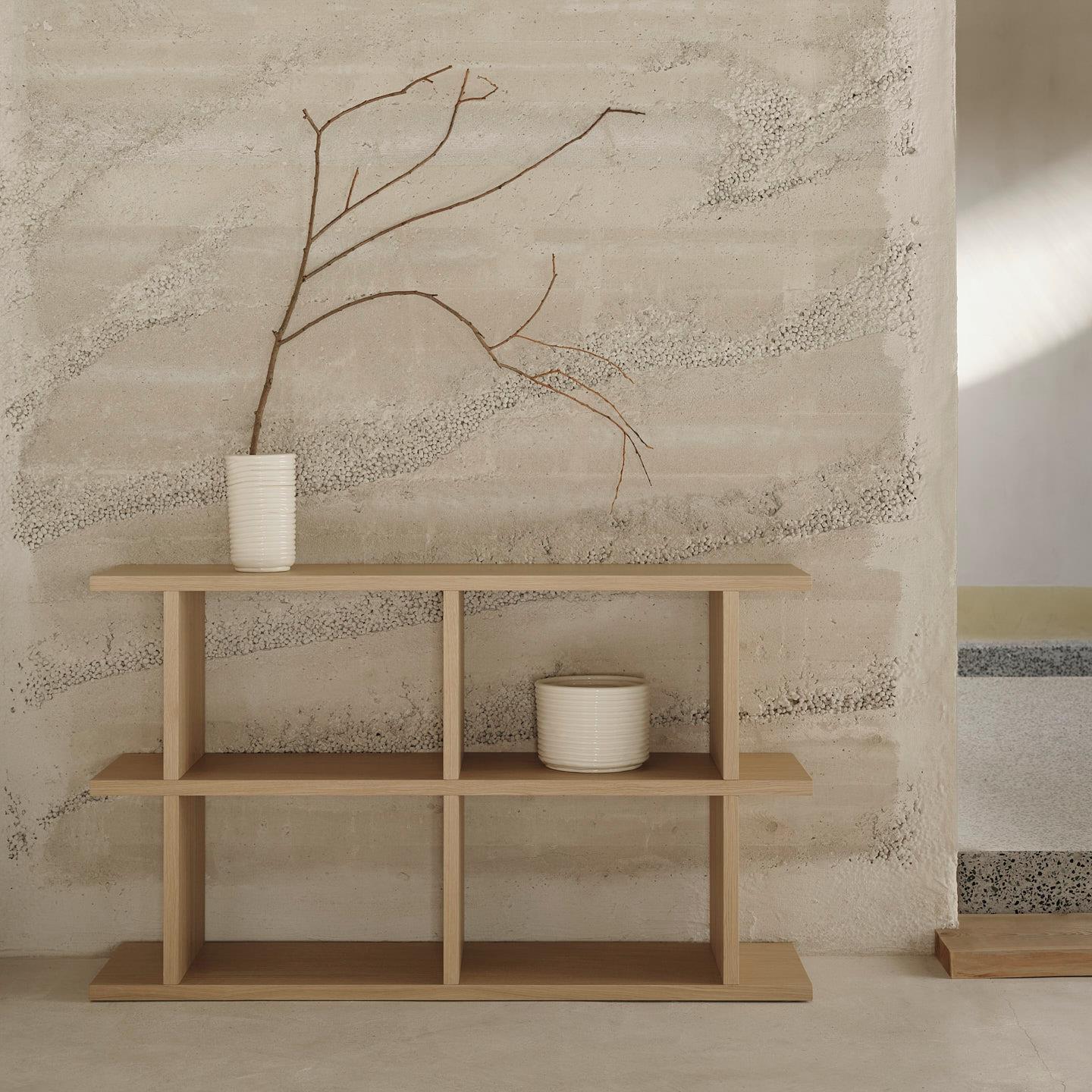 ferm LIVING Kona Stellingkast 2 x 2 - Natural