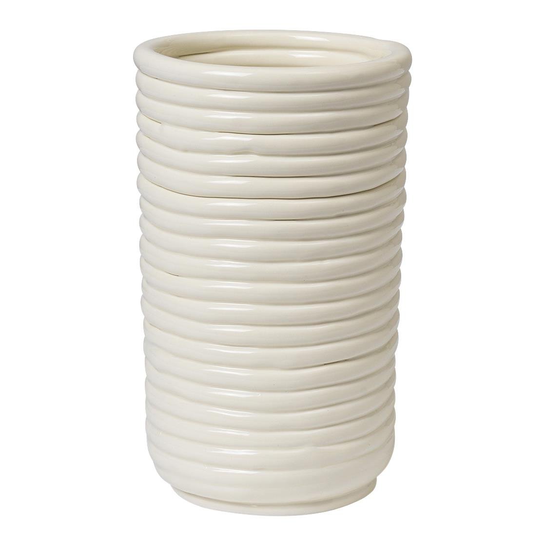 ferm LIVING Corduroy Vaas - Off-White