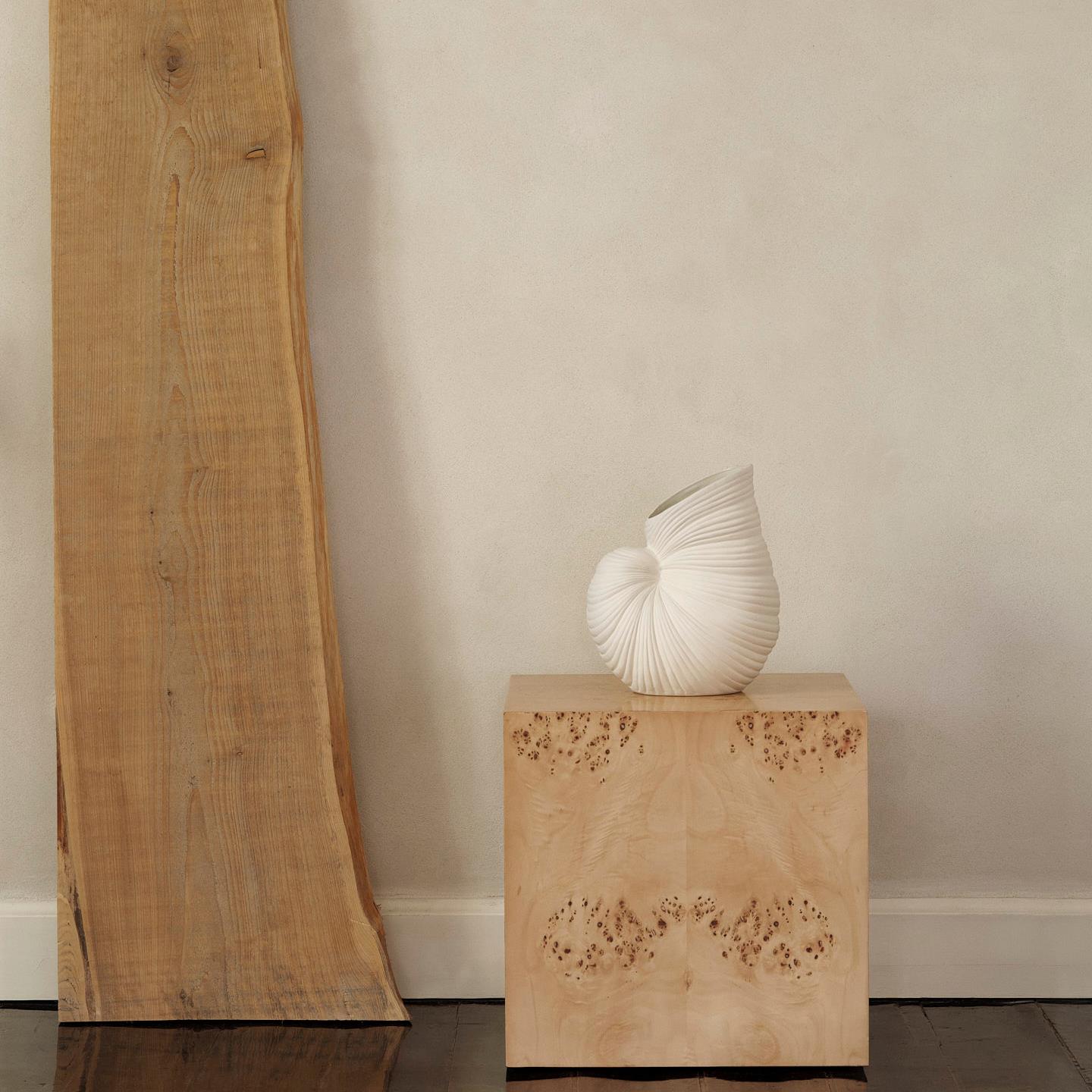 ferm LIVING Shell Pot Vaas - Off-White