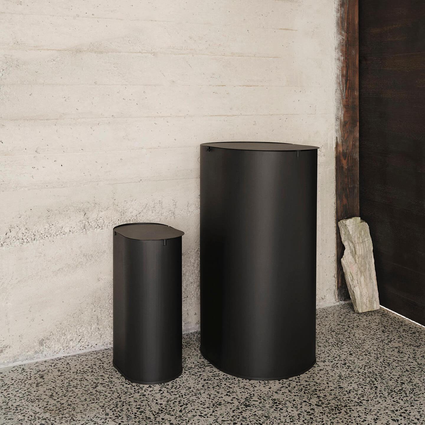 ferm LIVING Enkel Afvalemmer - Large - Black