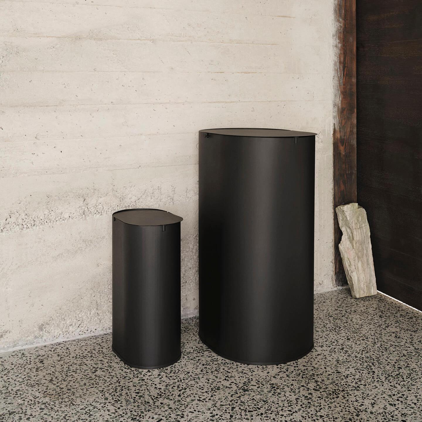 ferm LIVING Enkel Afvalemmer - Small - Black
