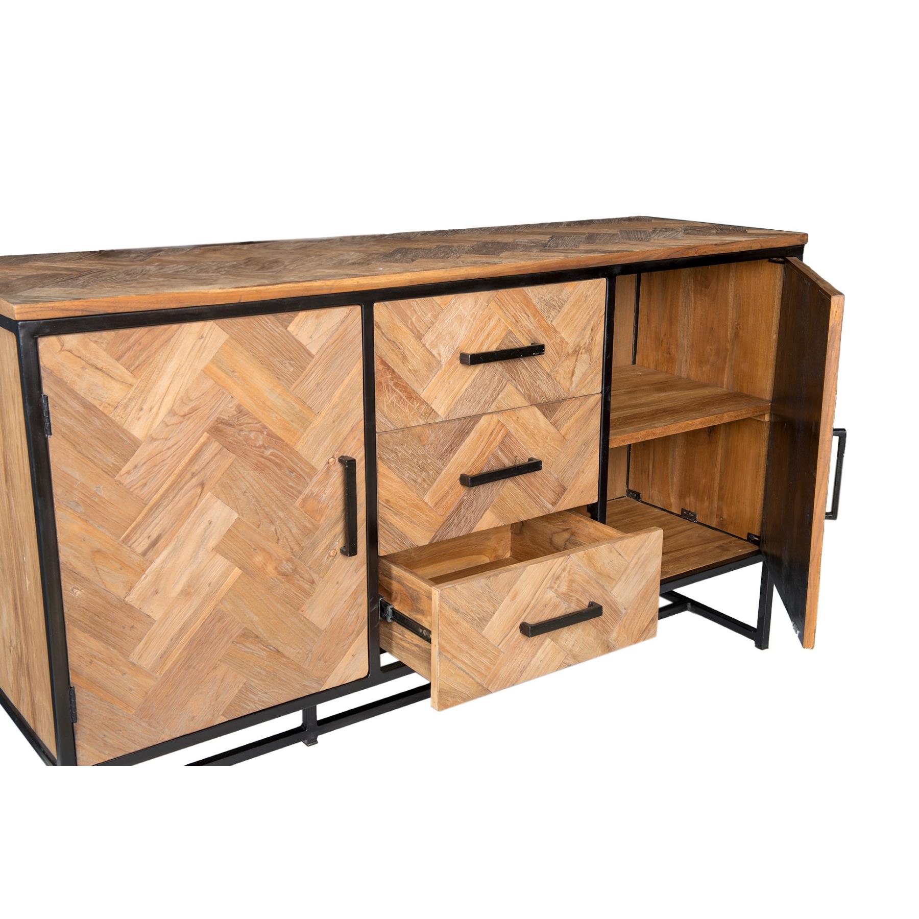 Livingfurn - Dressoir Accent 180cm - Teakhout