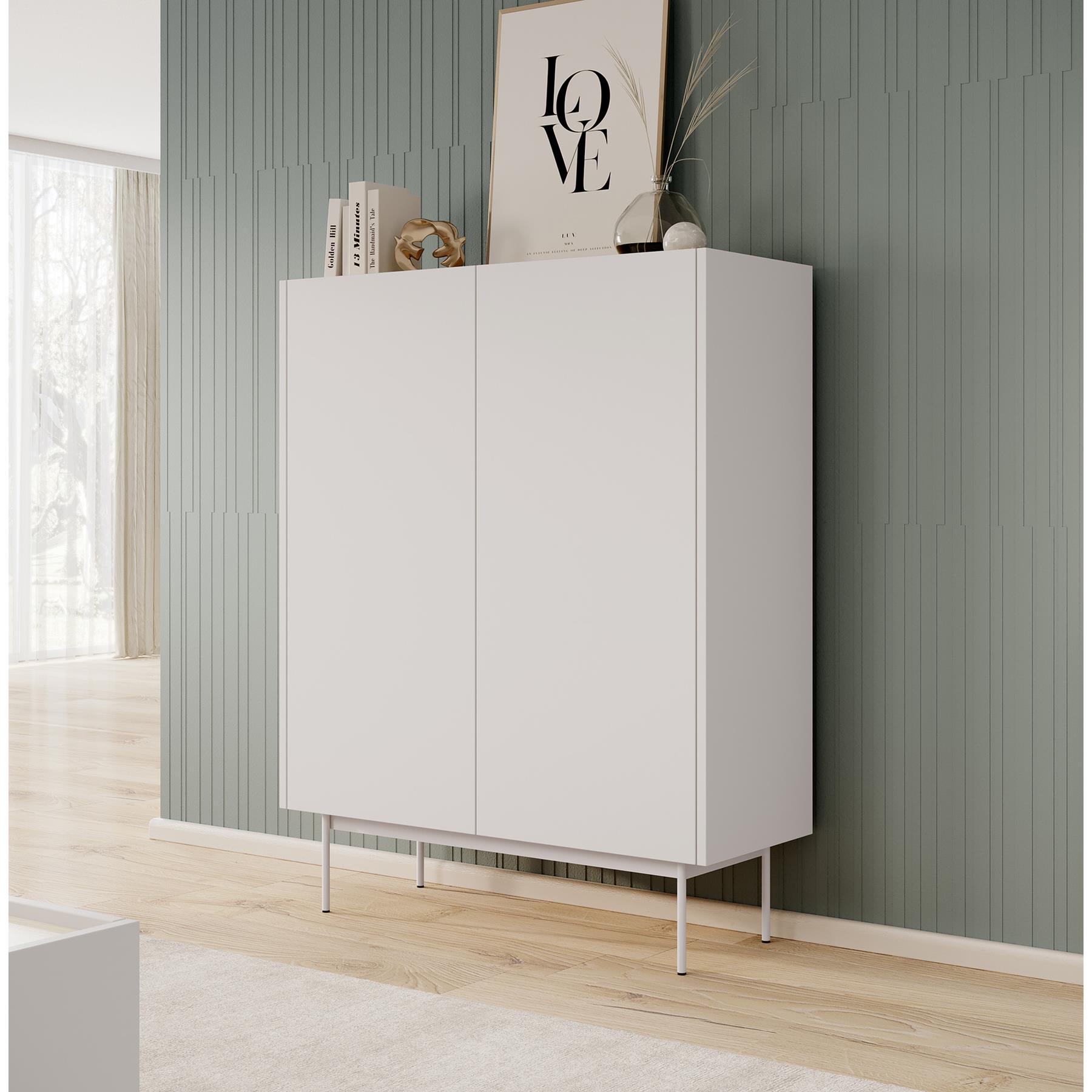 Meubella Dressoir Calella - Beige - 97 cm