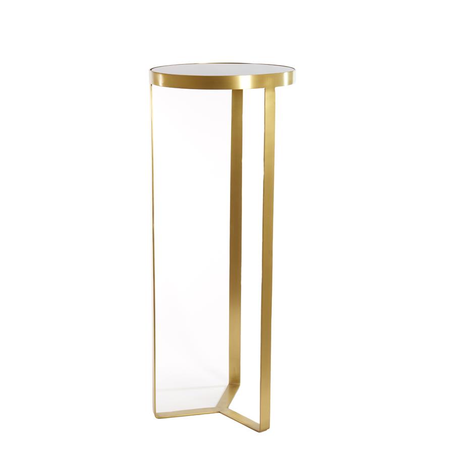 Light & Living Light&living Zuil Ø40x100 cm TURBI glas zwart-mat brons