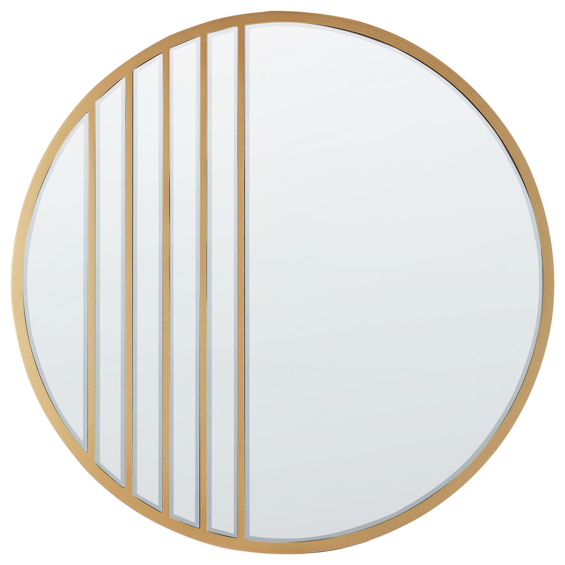 Beliani - COUST - Wandspiegel - Goud - 80 x 80 cm - MDF