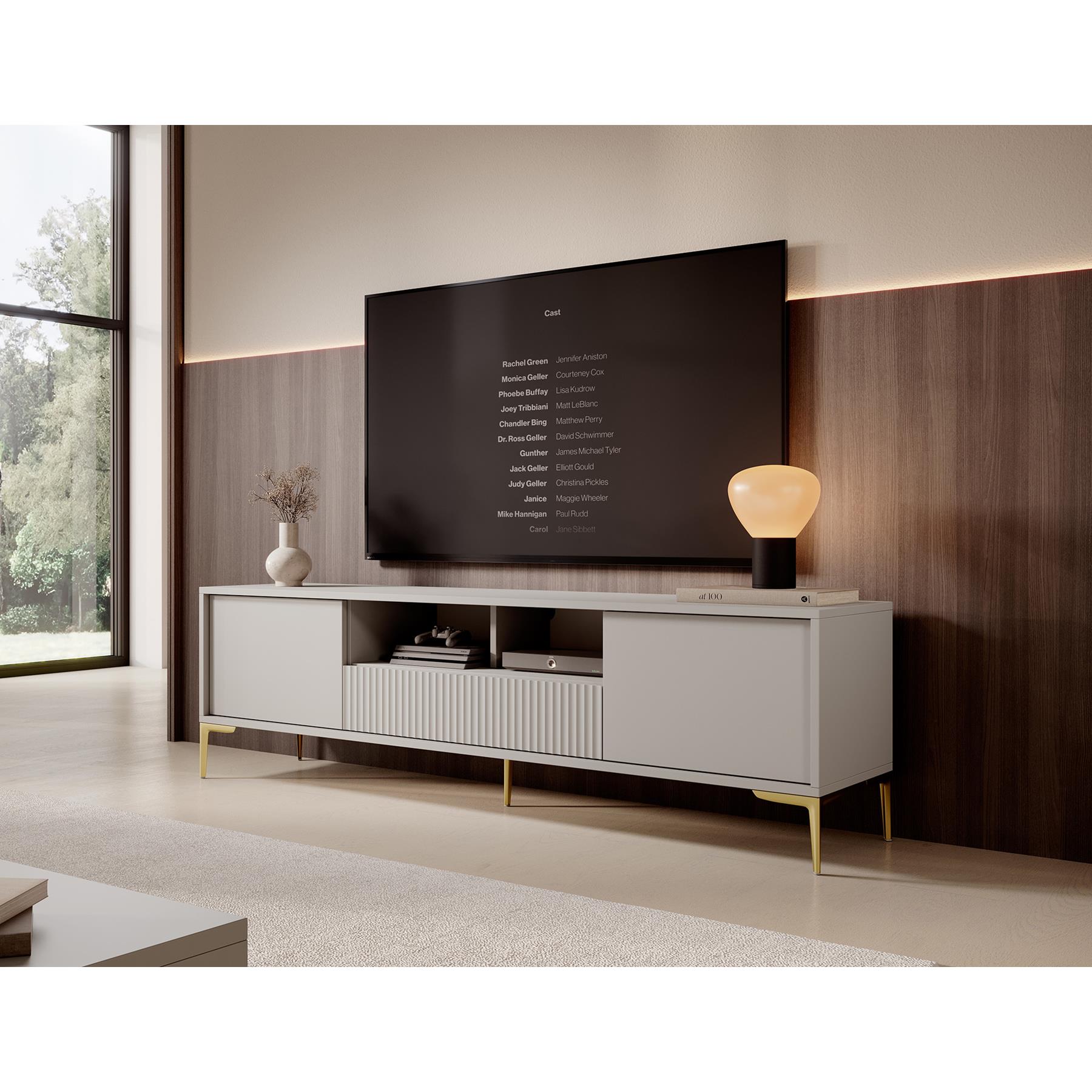 Meubella TV-Meubel Five - Beige - 180 cm
