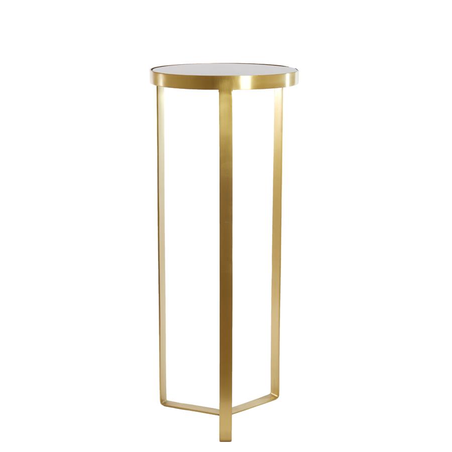 Light & Living Light&living Zuil Ø40x100 cm TURBI glas zwart-mat brons