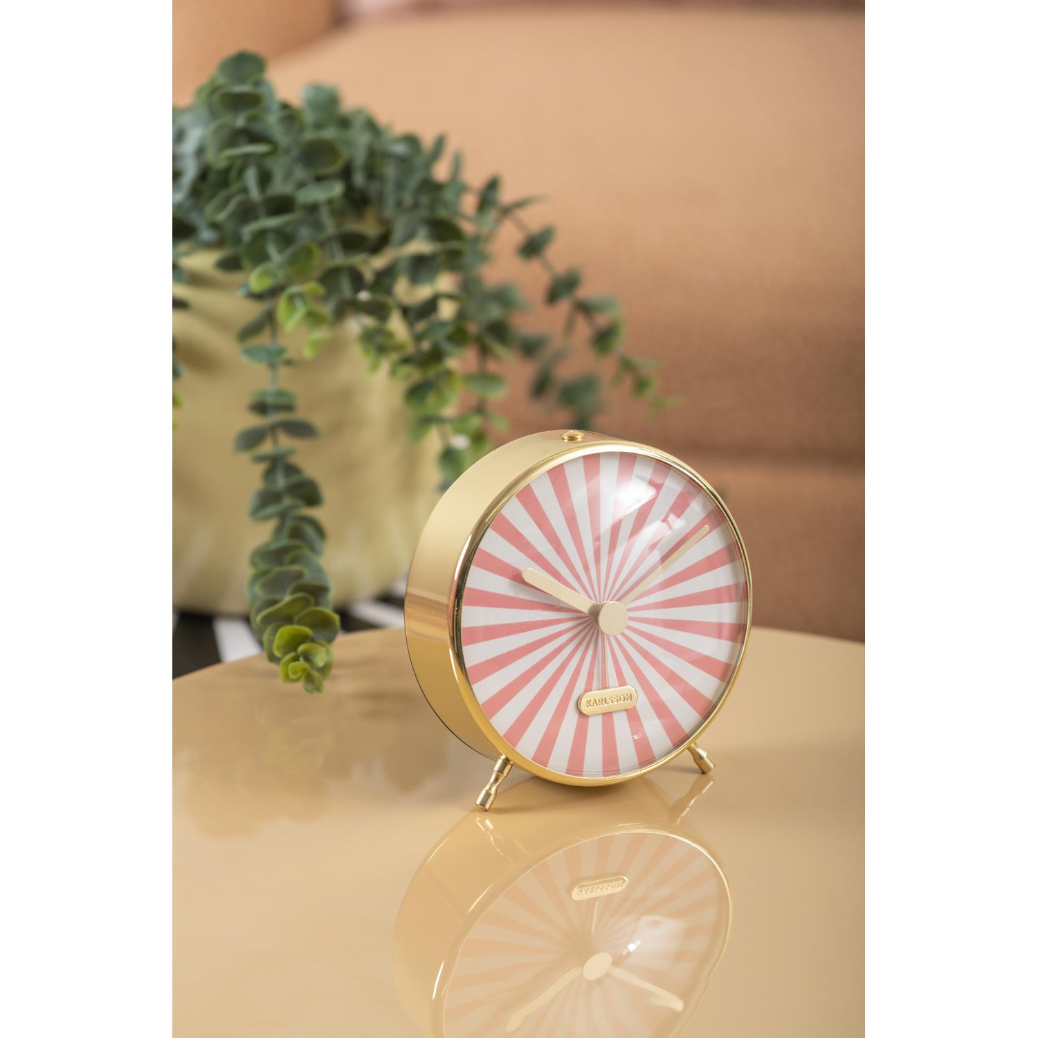 Karlsson Wekker Candy Swirl - Roze - 12.5x3.7x12.5cm