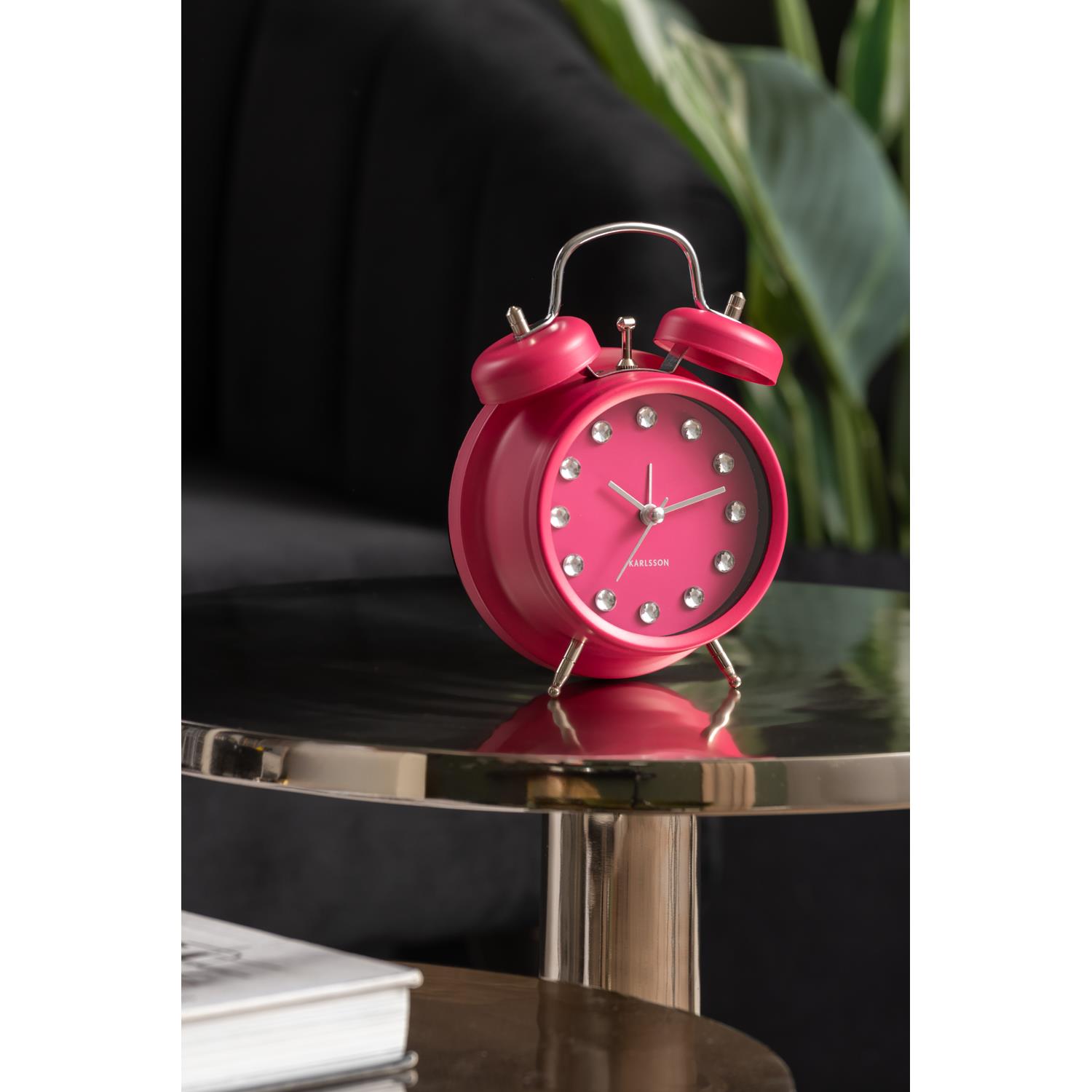 Karlsson Wekker Glam Diamonds - Roze - 11.8x5.7x17cm