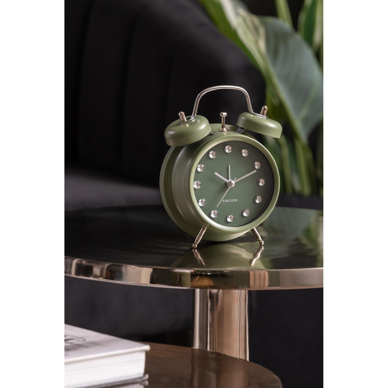 Karlsson Wekker Glam Diamonds - Groen - 11.8x5.7x17cm
