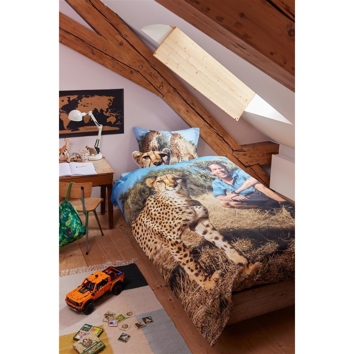 FREEK VONK Safari Survival  dekbedovertrek - 140x200 - Zand