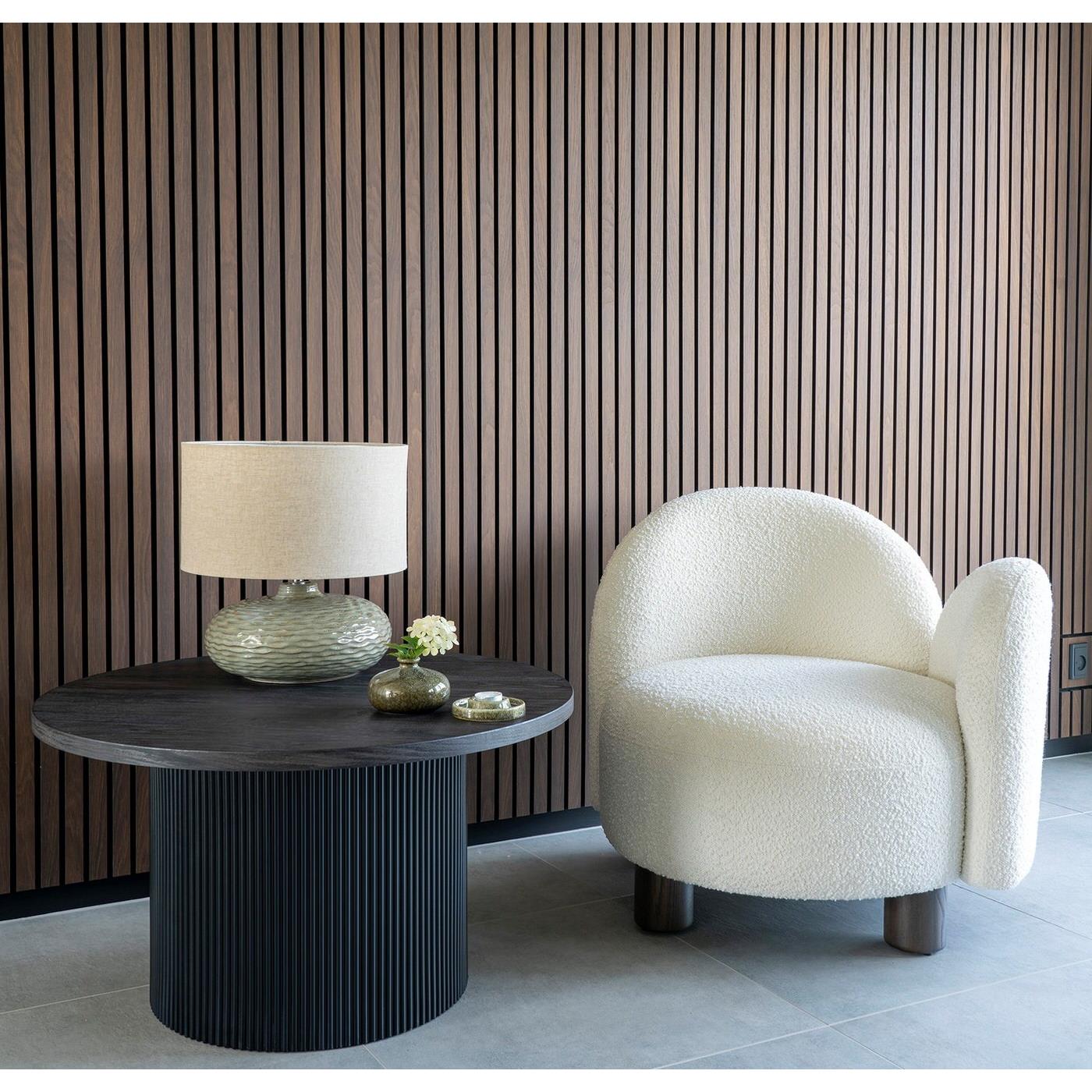 House Nordic Boavista Ronde Salontafel Donkerbruin