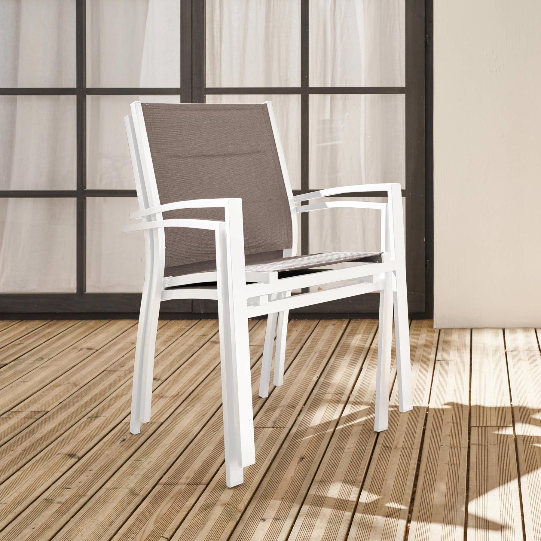 sweeek - Set aluminium tuin armstoelen