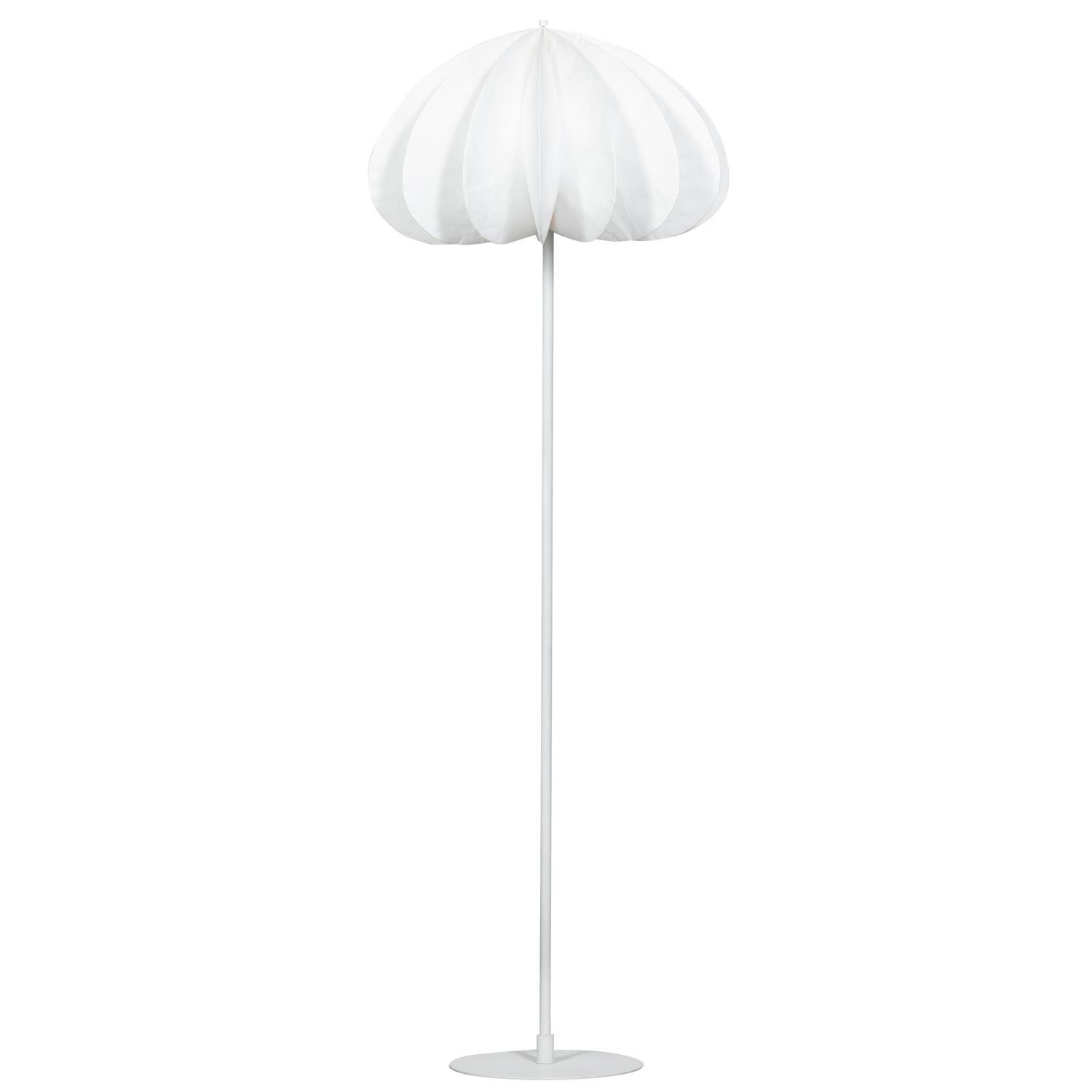WOOOD Dalia vloerlamp - Papier - Wit - 150xØ50 cm