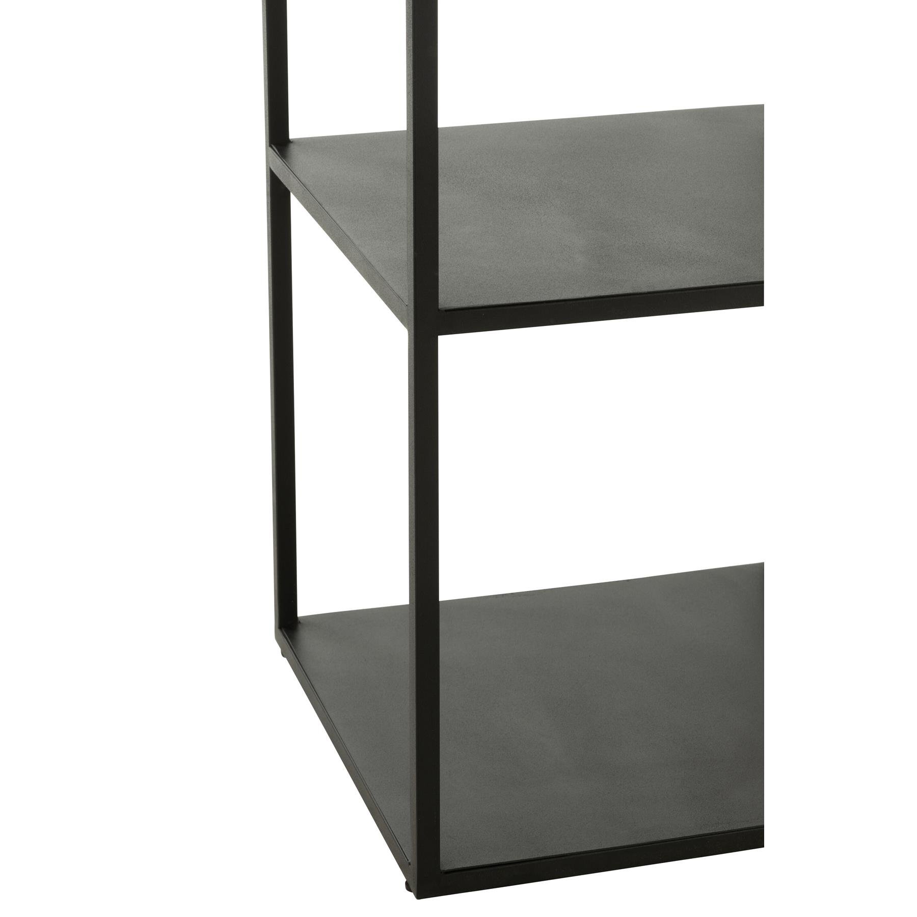 J-Line rek 6 Niveaus - metaal - zwart