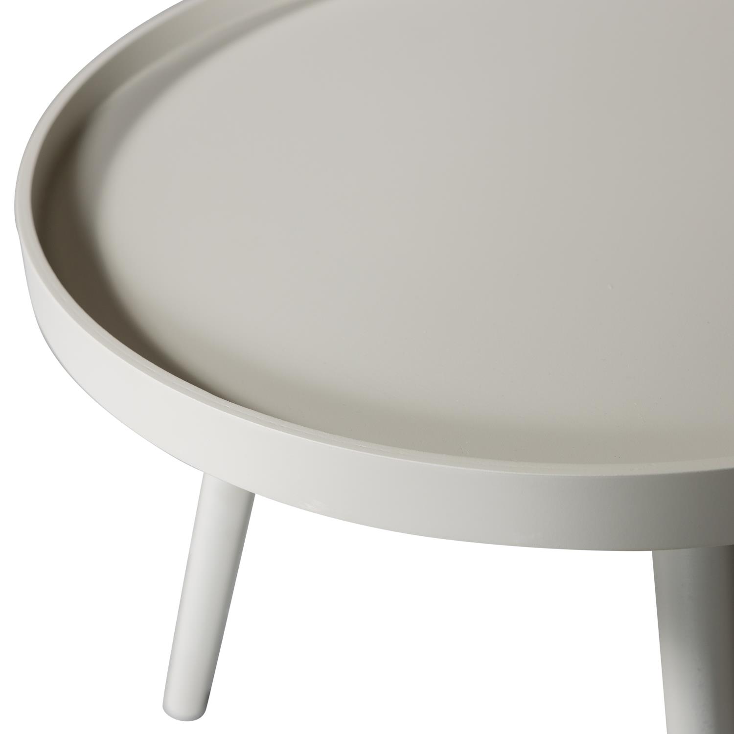 WOOOD Mesa Bijzettafel H 45 x Ø 45 cm - Zand