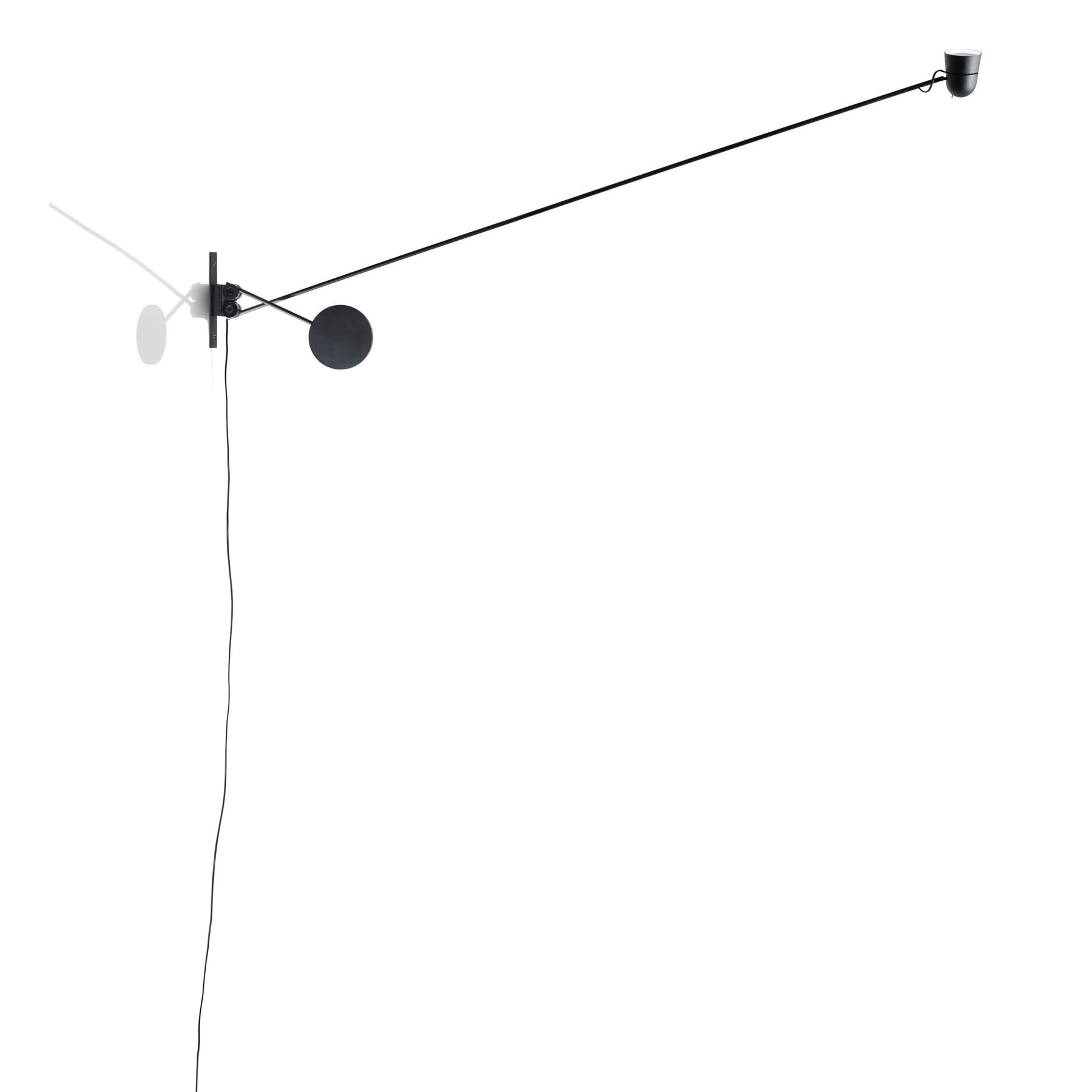 Luceplan Counterbalance wandlamp LED zwart