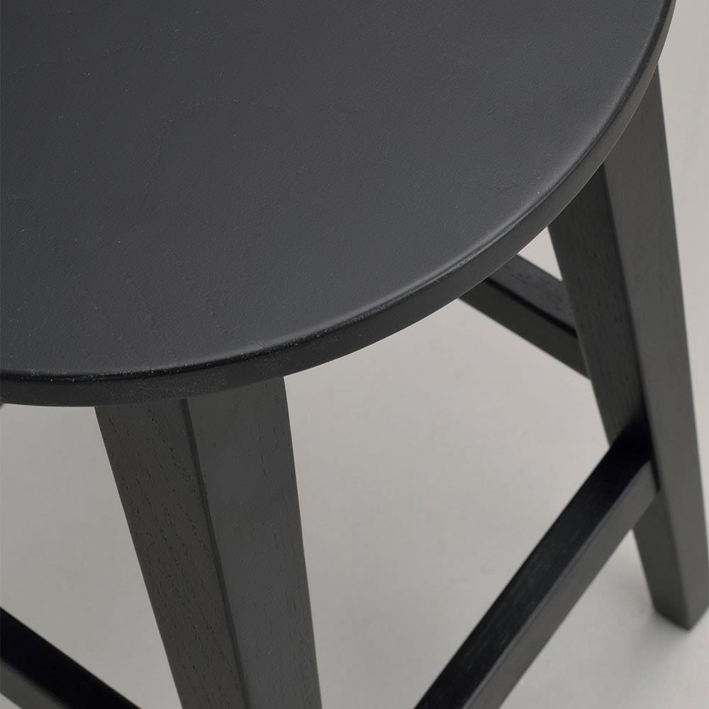 Rowico Home Austin Houten Barkruk voor Kookeiland - 65 cm - Zwart