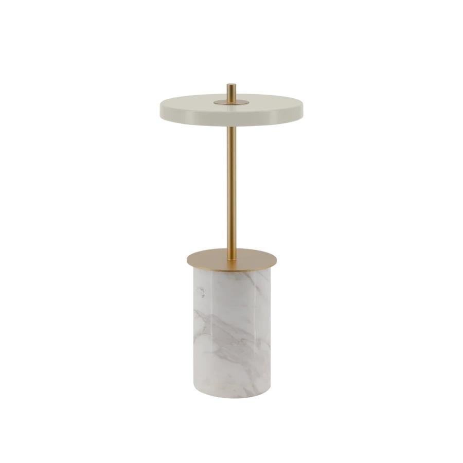 Umage Asteria Move Mini Tafellamp Oplaadbaar - Wit Marmer
