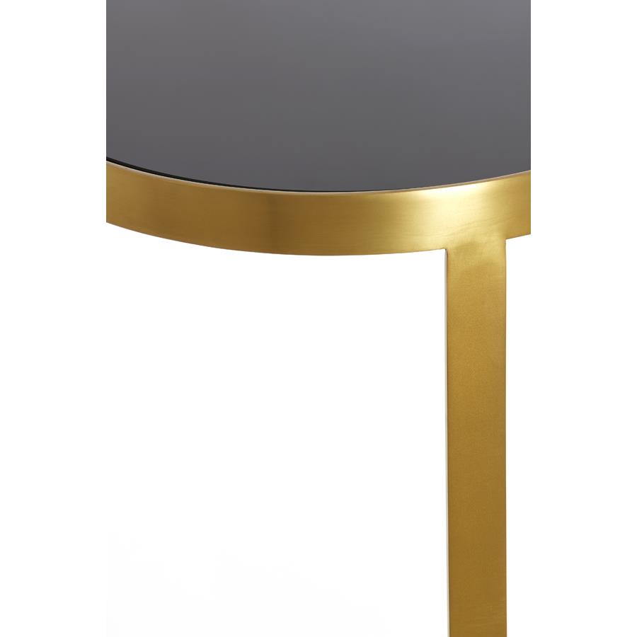 Light & Living Light&living Zuil Ø40x100 cm TURBI glas zwart-mat brons