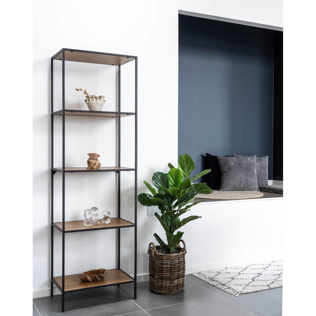 House Nordic Vita Eiken Wandkast Slim H170 cm