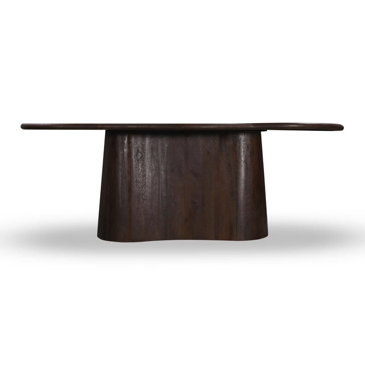 Giga Meubel - Eettafel Organisch 220cm - Bruin - 6-8 Personen - Jessie
