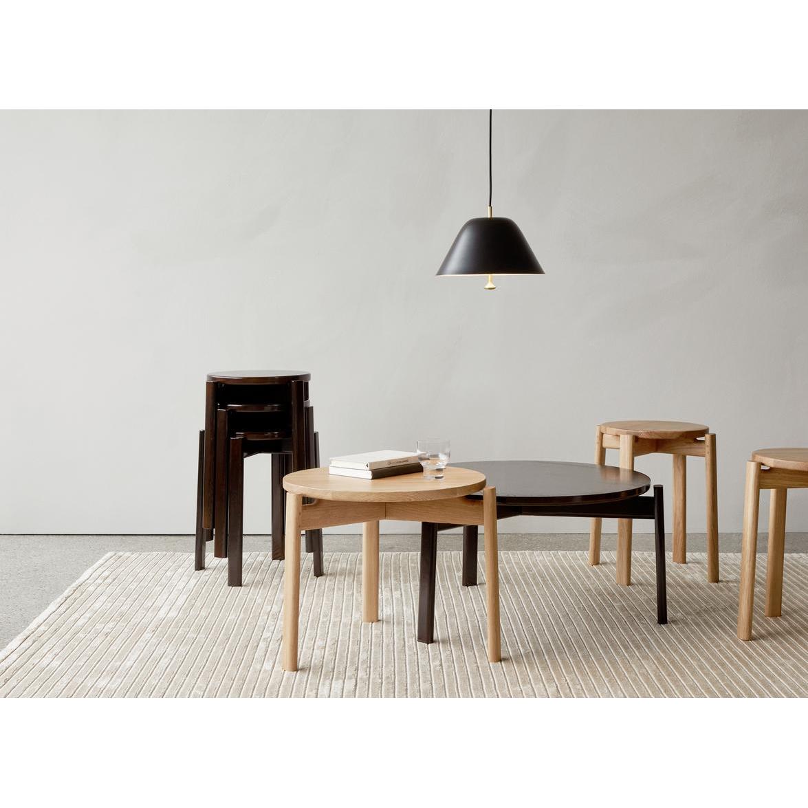 Audo Copenhagen Passage salontafel Ø90 walnoot