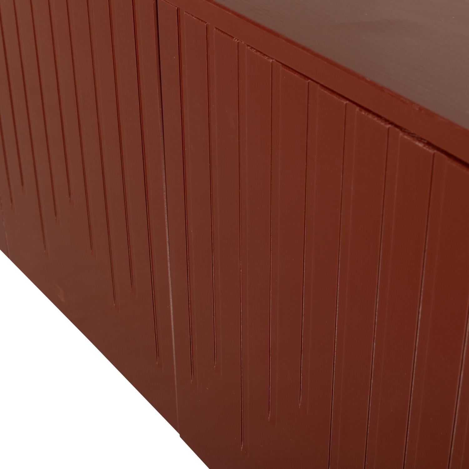 BePureHome Pencil TV Meubel - Grenen - Merlot Gloss - 52x180x40