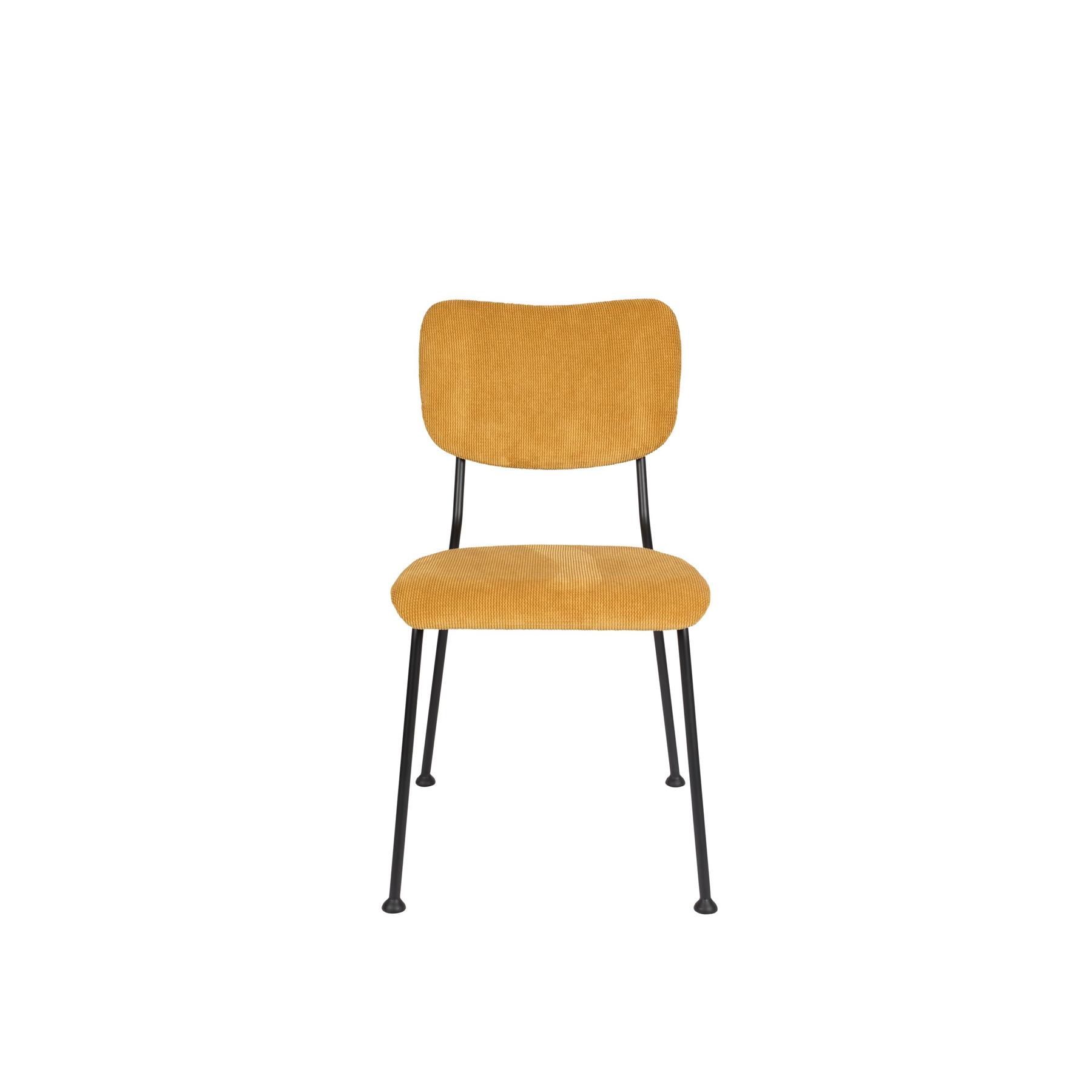 Zuiver Benson Eetkamerstoelen Oker - Set van 2 - Geel