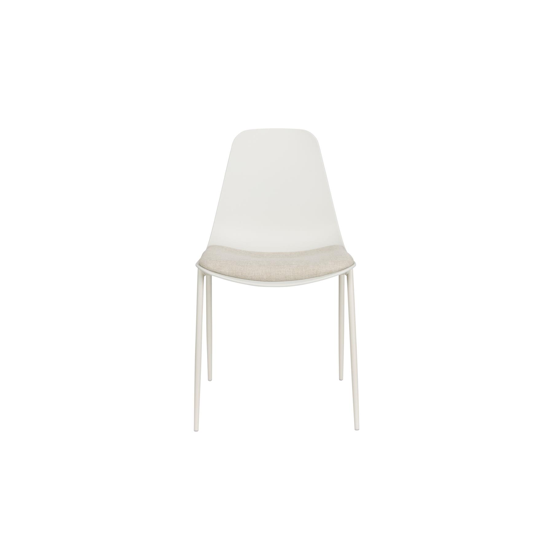 Housecraft Living Jeffrey Eetkamerstoelen Wit - Set van 4