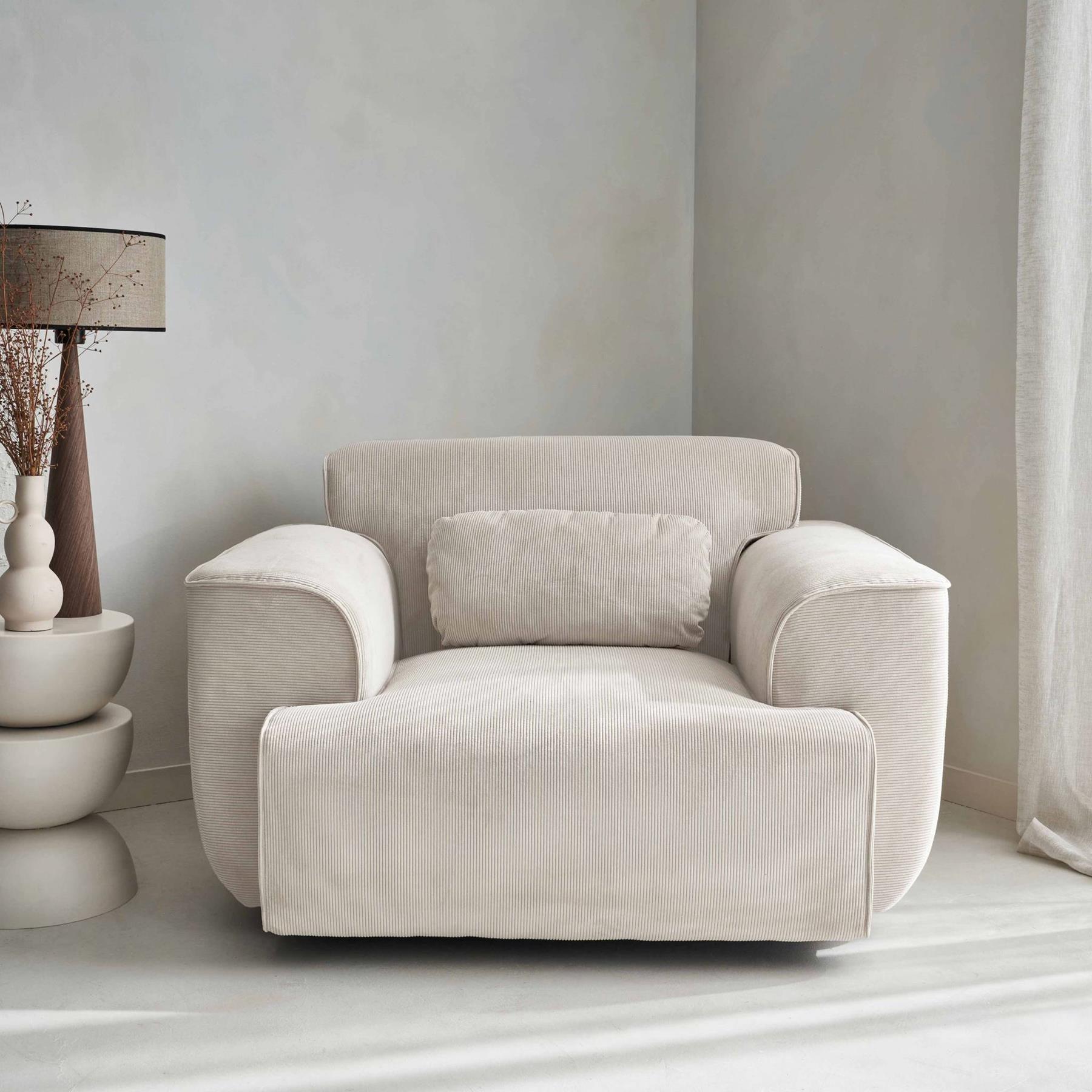 sweeek - 1-zits corduroy fauteuil