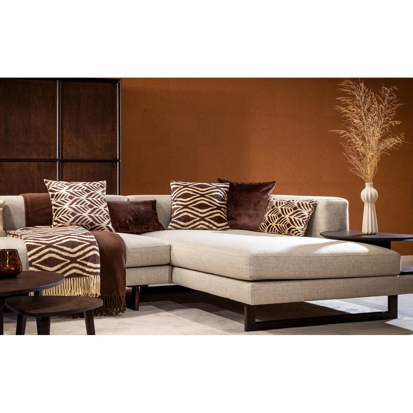CELESTE | Sierkussen 45x45 cm | Chocolate Martini | HOII