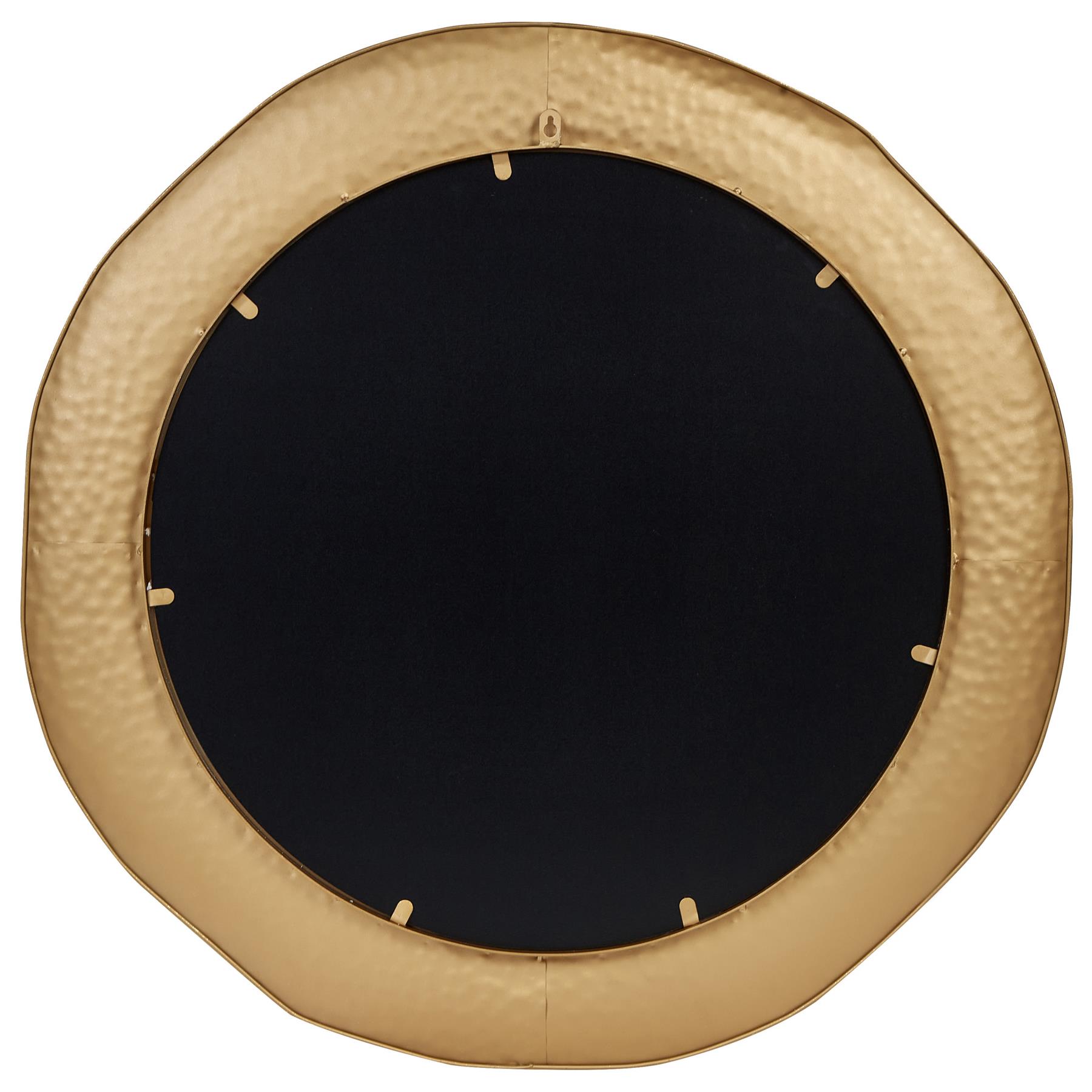 Beliani - MERCY - Wandspiegel - Goud - ⌀ 68 cm - Metaal