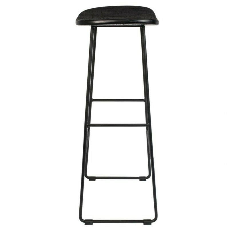 Puur - Trondheim barkruk 76 cm zwart
