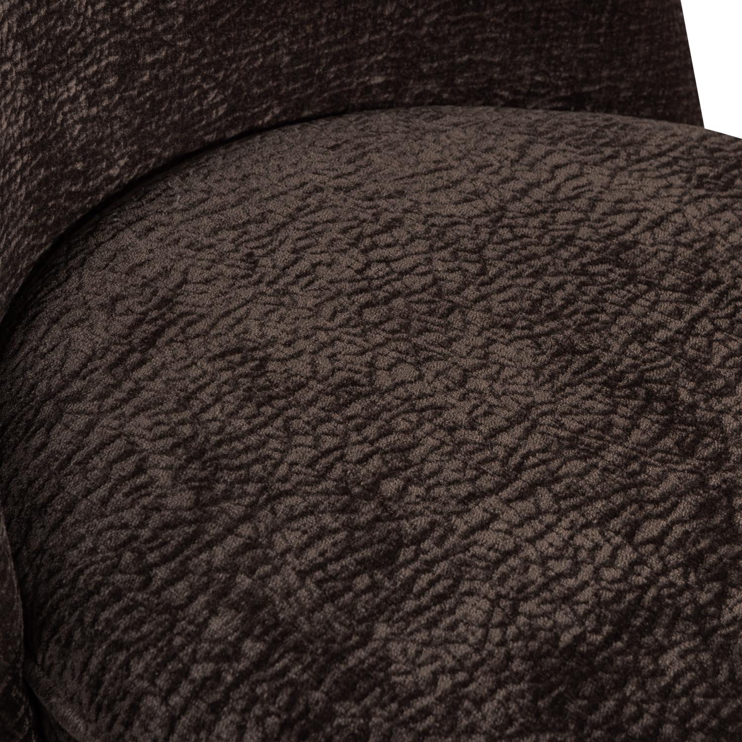 BePureHome Vogue Barkruk H 103 cm - Polyester - Dark Brown