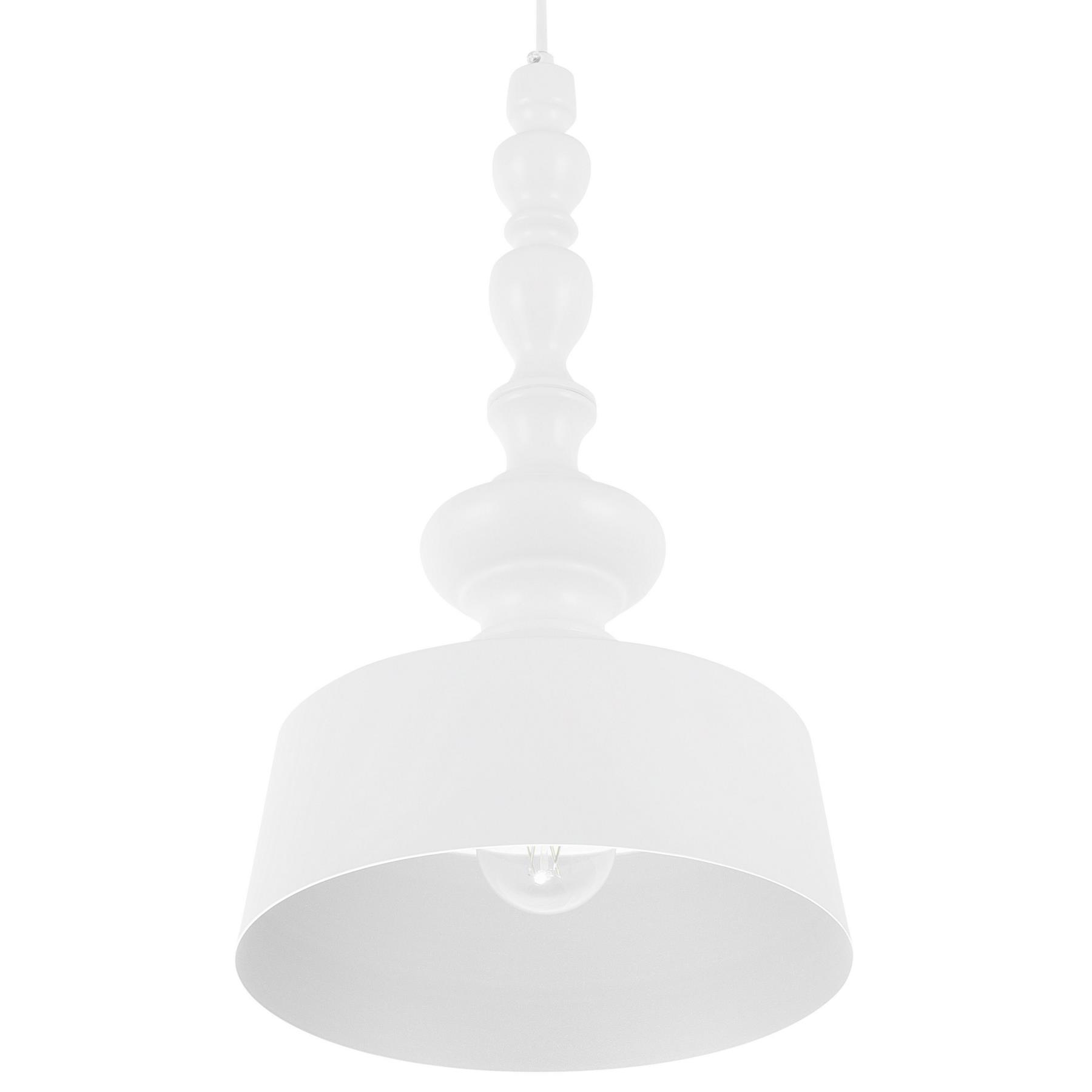 Beliani - DRIVA - Hanglamp - Wit - Metaal