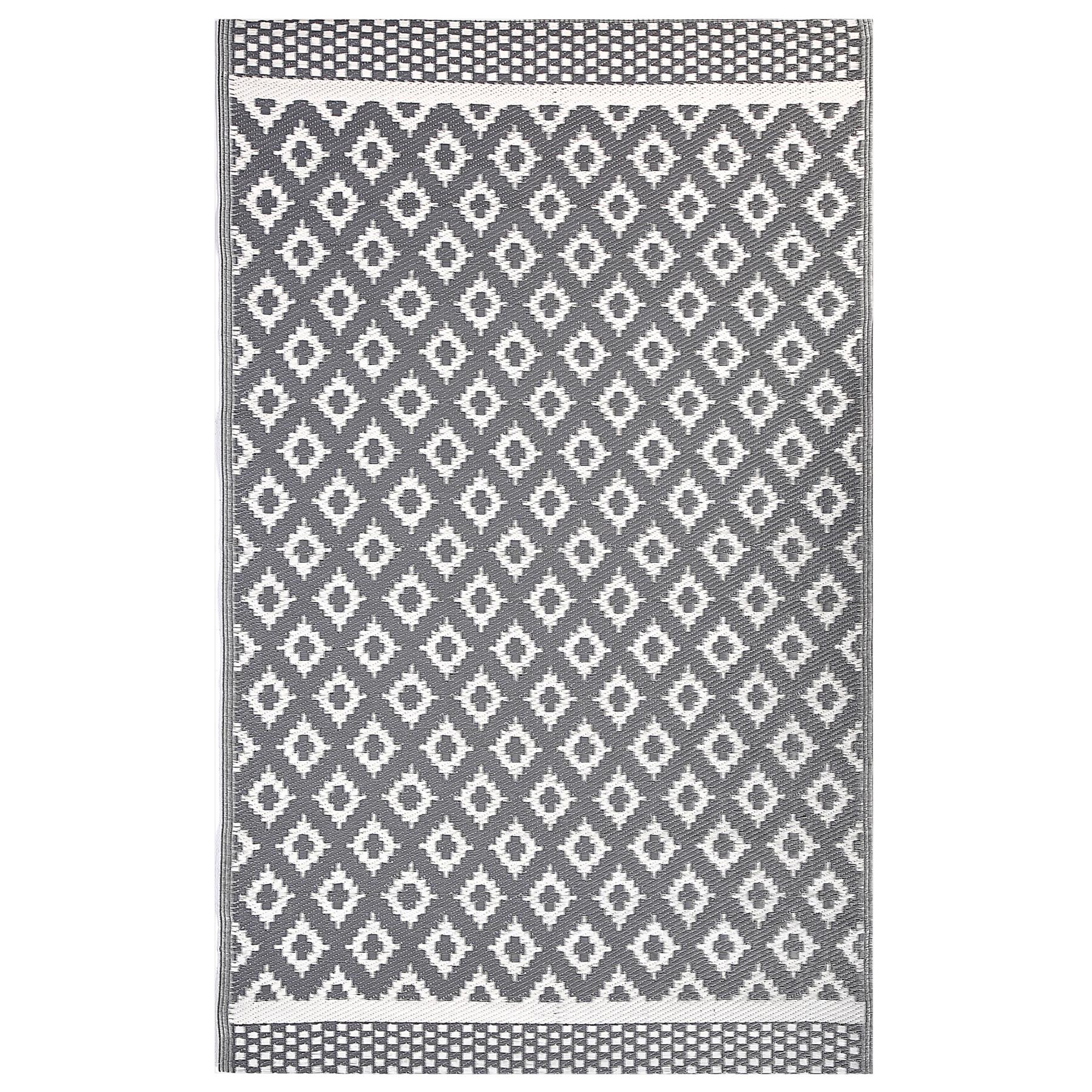 Beliani - THANE - Outdoor kleed - Grijs - 120 x 180 cm - Polypropyleen