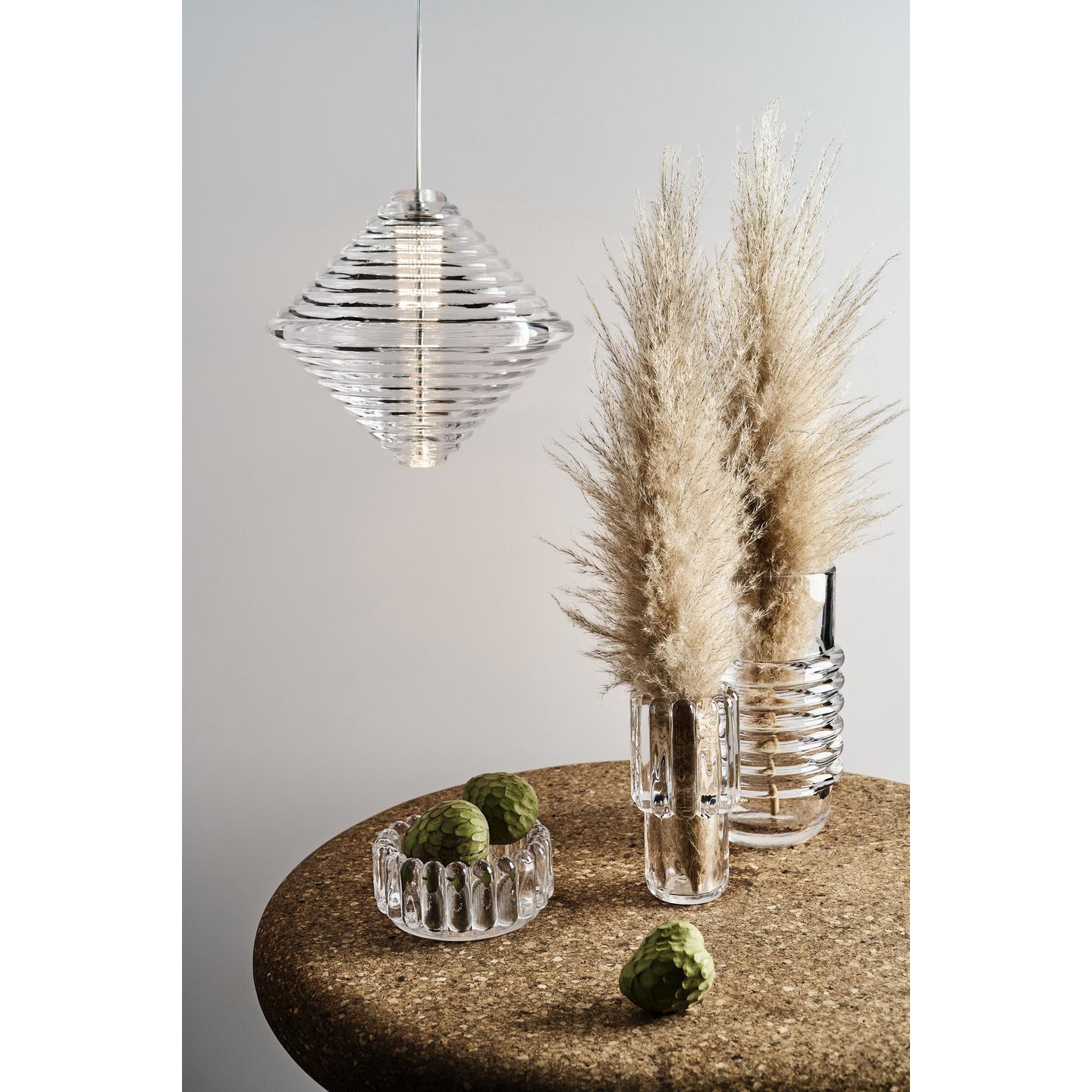 Tom Dixon Press Cone hanglamp LED Ø34 transparant