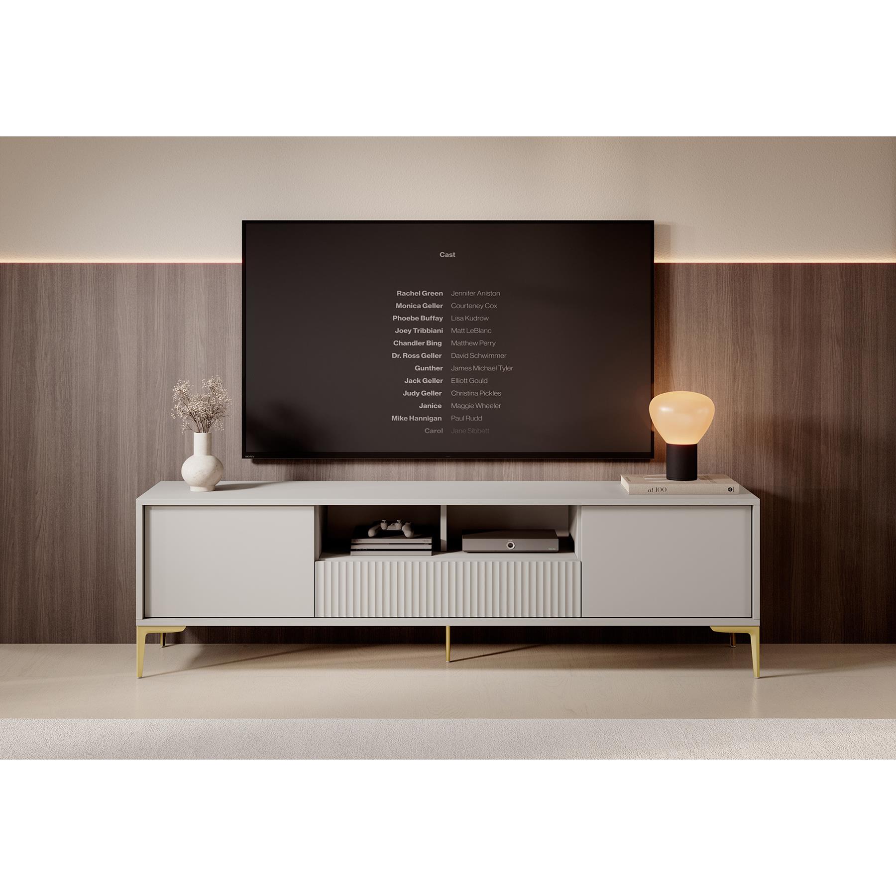 Meubella TV-Meubel Five - Beige - 180 cm