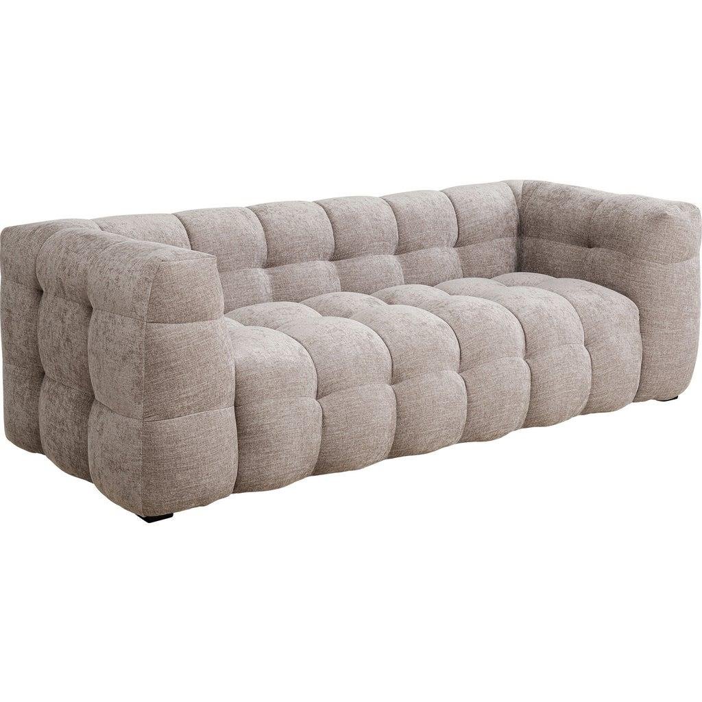 Kare Bank 3-zits Salamanca Grey 240cm