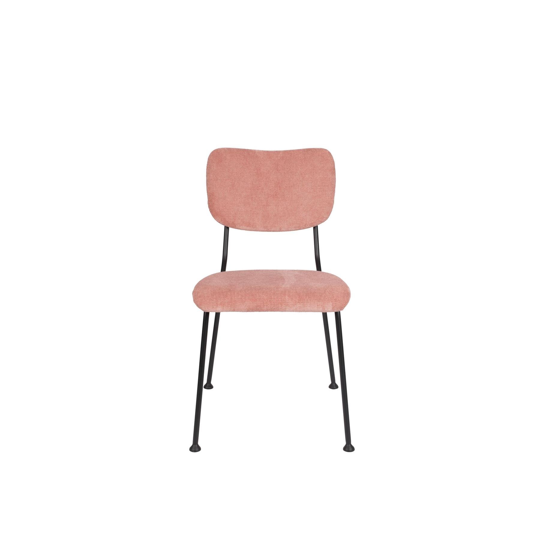 Zuiver Benson Eetkamerstoelen Roze - Set van 2