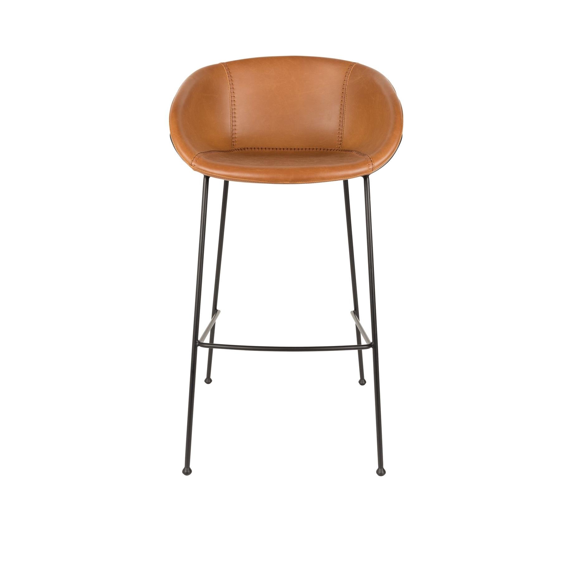 Zuiver Feston Barkruk 76 cm Bruin - Set van 2