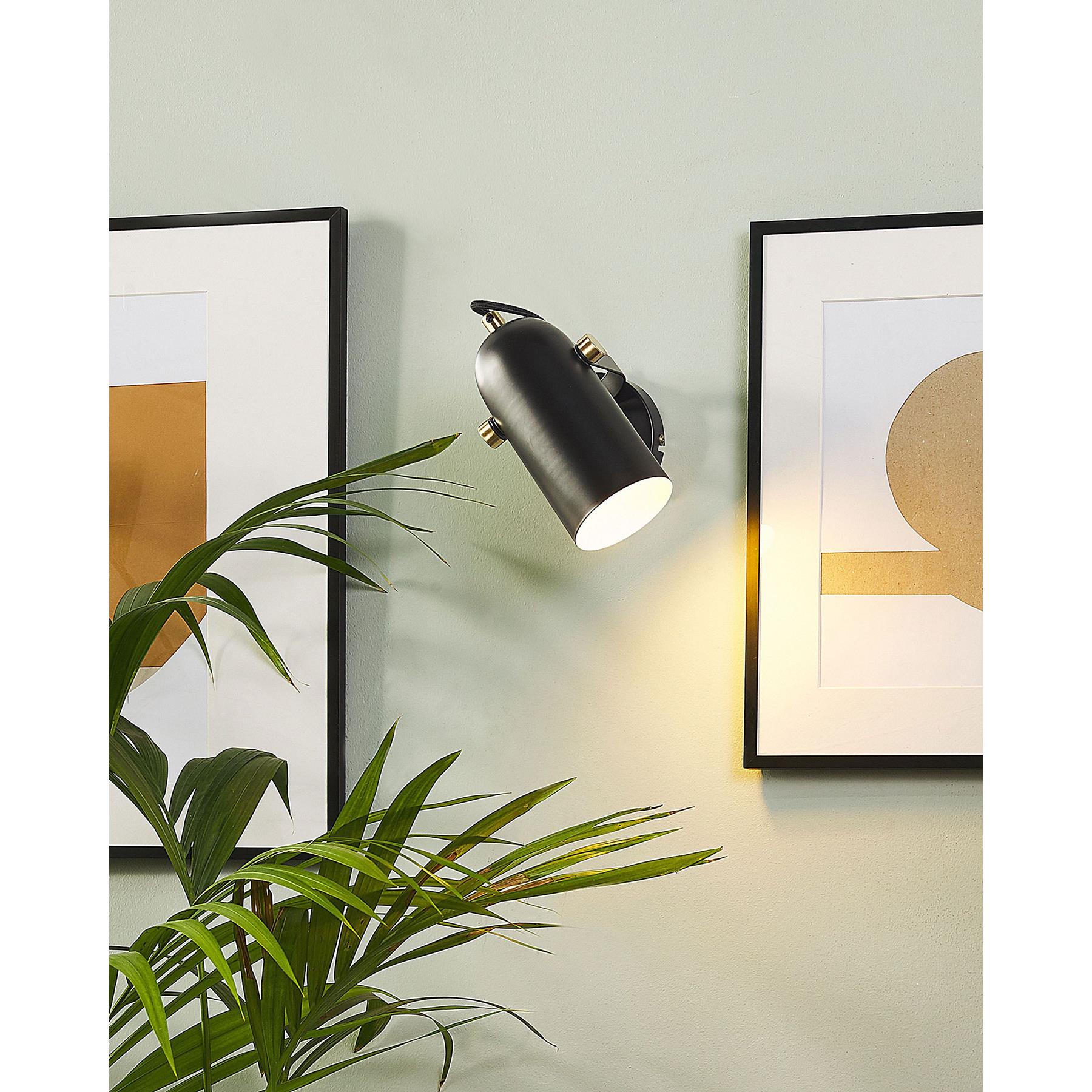 Beliani - TYRIA S - Wandlamp - Zwart - Metaal